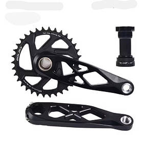 Шатуни Goldix R-SPEC Trail 165мм 34T BSA 24мм Алюміній Чорний Art 99955786