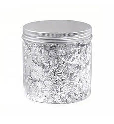 Поталь у пластівцях срібло (3 г)