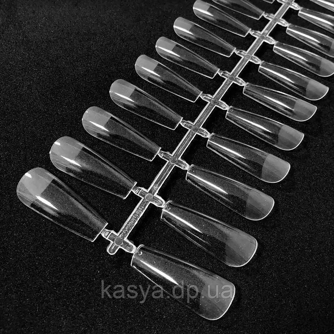 Гелеві типси для нарощування нігтів, балерина 120 шт, фото 1