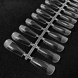 Гелеві типси для нарощування нігтів, балерина 120 шт