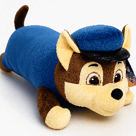 М’яка іграшка-подушка Щенячий патруль Чейз 60 см — плюшева подушка-герой для сну та гри, арт. 00293-42