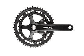 Шатуни OnRide Duet 1010 під квадрат 170мм 39-53Т BCD: 130мм на 9/10шв Art 6103425
