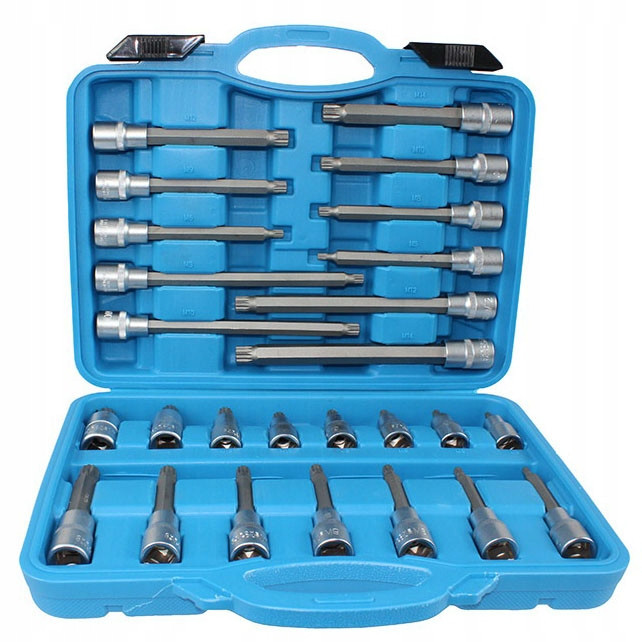 Набір торцевих ключів 1/2" шліцьових SPLINE 26 шт Silver S10634