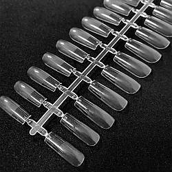 Гелеві типси для нарощування нігтів, квадрат 120 шт