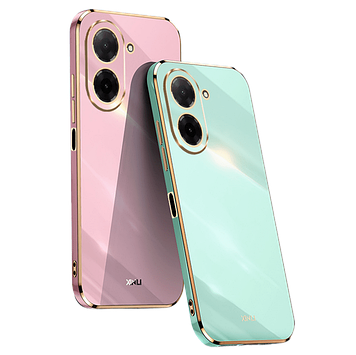 Чохол на POCO M7 Pro 5G бампер накладка TPU силіконовий протиударний глянсовий "GLAME-S"