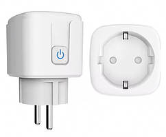 Смарт розетка Wi-Fi 16А з лічильником електроенергії