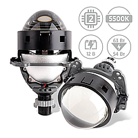 Автомобильные светодиодные линзы АМС AMS ORIGINAL A1 2.5 F/R 2.5 дюйма 65вт ближнего и дальнего света