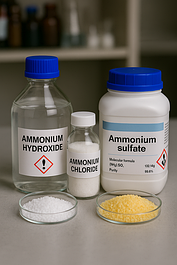 Амоній, солі амонію, амонієві сполуки