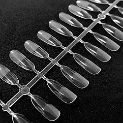 Гелеві типси для нарощування нігтів, мигдаль 120 шт