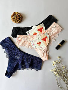 Жіночі трусики бразильяна S в наборі 3 шт Lavolle