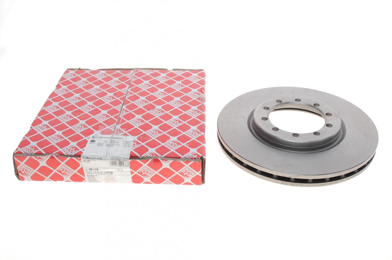 Диск гальмівний передній Renault Mascott 99- (290x26) (Febi Bilstein) 29178, фото 1