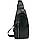 Сумка-слінг чоловіча шкіряна Tiding Bag FL-A25F-5038A чорна, фото 3