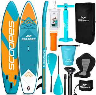 Надувна SUP-дошка для плавання 350см Scoopes (Польща)