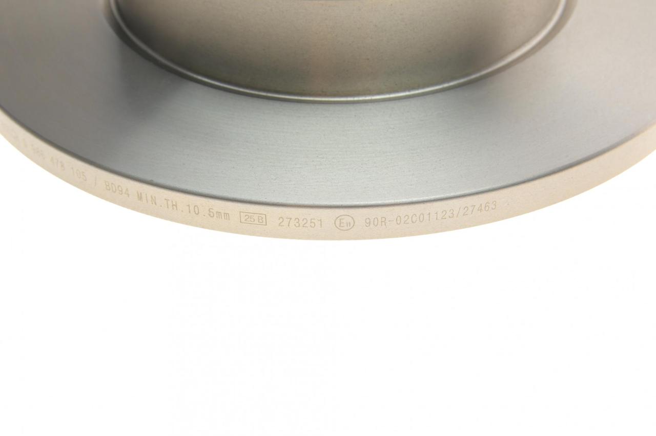 Диск гальмівний передній Renault Megane/ Clio 1.2-1.9 90-03 (238x12mm) (Bosch) 0 986 478 105, фото 1