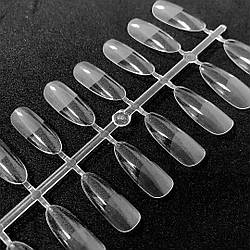 Гелеві типси для нарощування нігтів, овал 120 шт