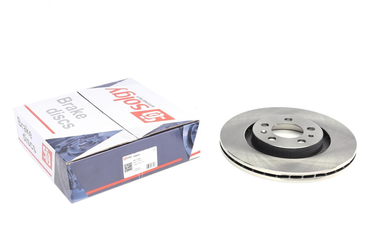 Диск гальмівний передній Skoda Octavia/VW Golf IV (280x22) (Solgy) 208086, фото 1