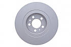 Диск гальмівний передній Skoda Octavia/VW Golf IV 97- (280x22) (з покриттям) (вентильований) (Zimmermann), фото 3
