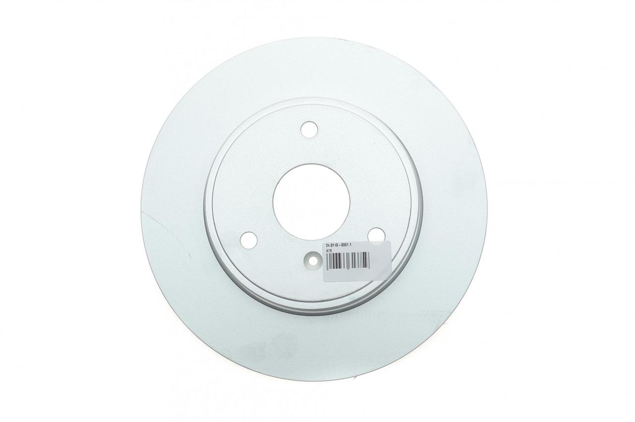 Диск гальмівний передній Smart Fortwo 0.8/1.0 CDi 07- (280x9.6) (Ate) 24.0110-0331.1, фото 1