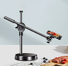 Настільний тримач стріла для телефону для зйомки зверху з висотою від 40 см до 59 см / Стійка на стіл для смартфона, фото 2