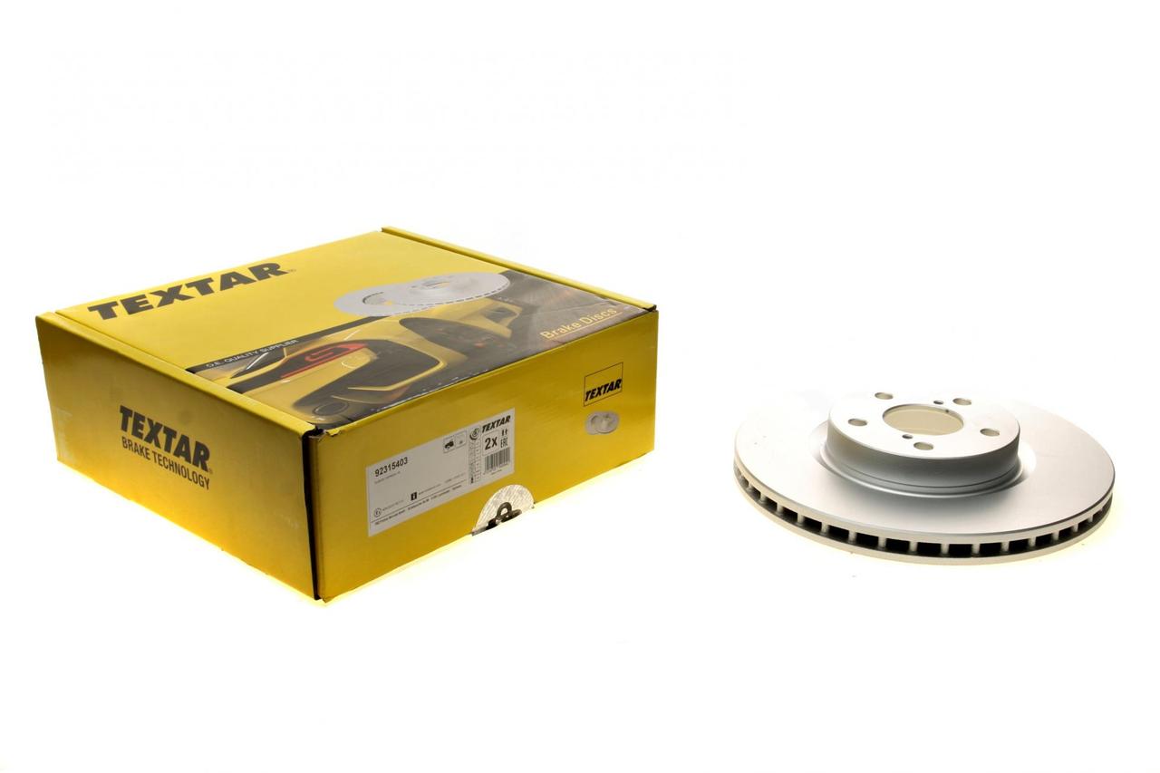 Диск гальмівний передній Subaru Impreza 1.6/2.0 16- (277x24.2) PRO (Textar) 92315403, фото 1