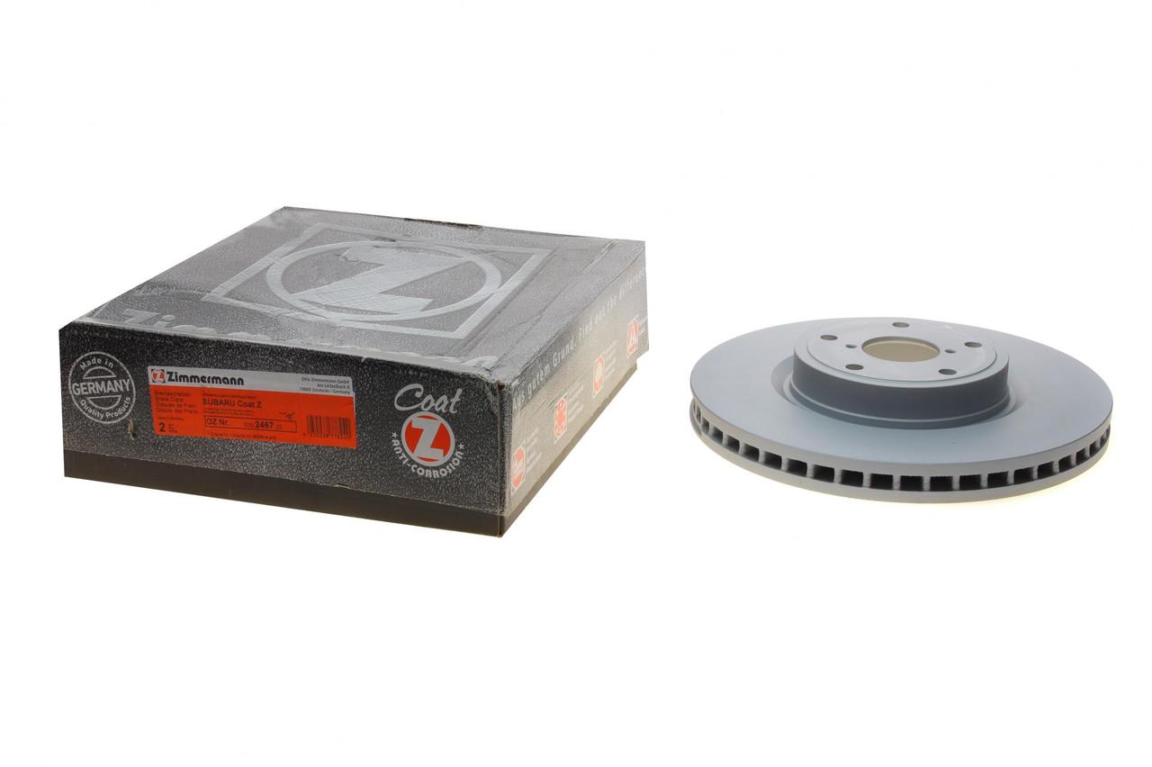 Диск гальмівний передній Subaru Outback 14- (316x30) (з покриттям) (Zimmermann) 530.2467.20, фото 1