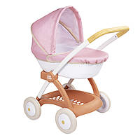 Коляска для ляльки Baby Nurse "Теракотова пудра", люлька з корзиною (7600254124)