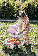 Уценка! Коляска для куклы Baby Nurse "Терракотовая пудра", люлька с корзиной (7600254124)