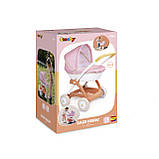 Уцінка! Коляска для ляльки Baby Nurse "Теракотова пудра", люлька з корзиною (7600254124), фото 10