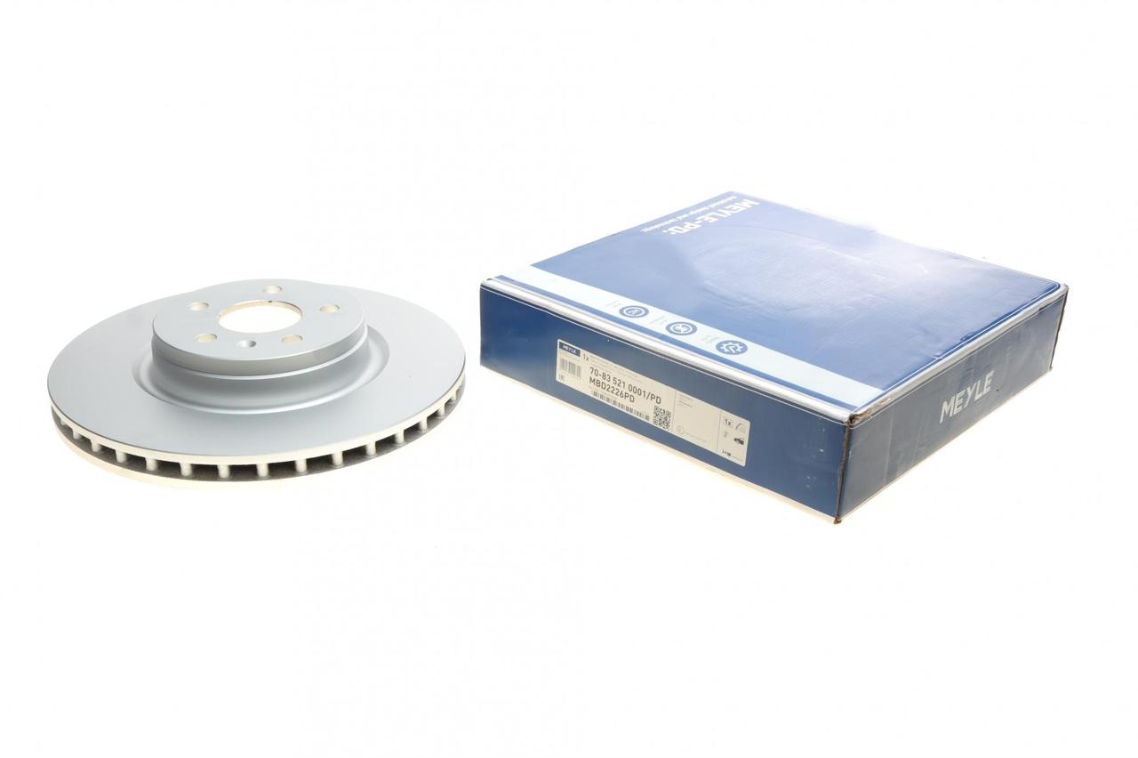 Диск гальмівний передній Tesla Model S/X 16- (355х32) (Meyle) 70-83 5210001/PD, фото 1
