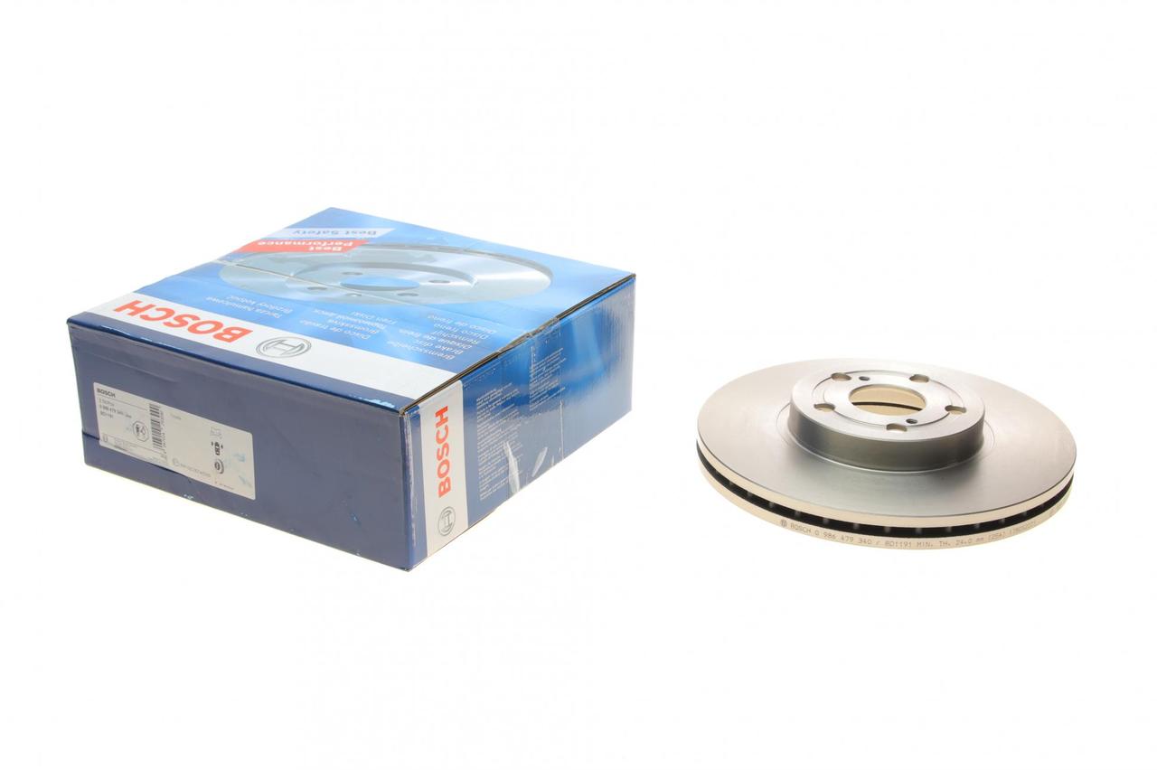 Диск гальмівний передній Tototota Avensis 03-08 (277x26) (Bosch) 0 986 479 340, фото 1
