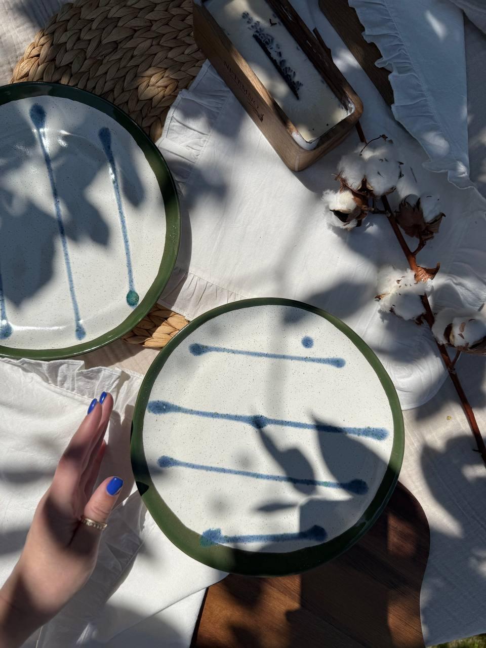 Тарілка Кругла 24 см Капучино Olive Ексклюзив