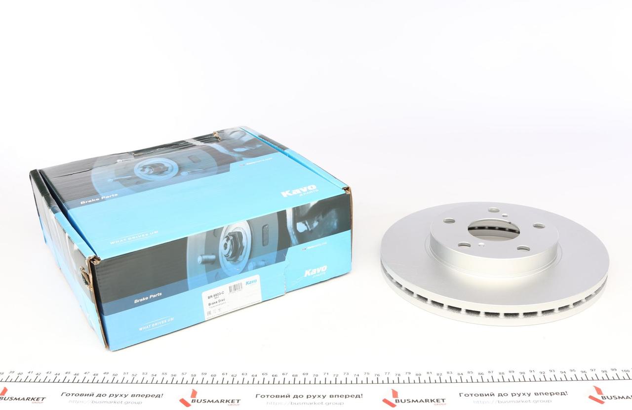 Диск гальмівний передній Toyota Auris 07-13/Corolla 06- (273x26) (з покриттям) (Kavo Parts) BR-9503-C, фото 1