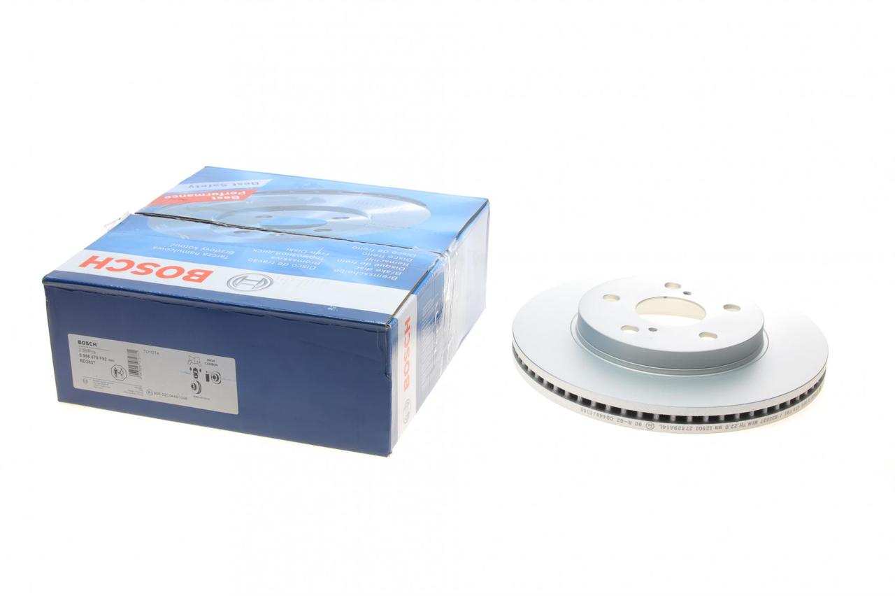 Диск гальмівний передній Toyota Corolla 18- (282x25) (Bosch) 0 986 479 F92, фото 1