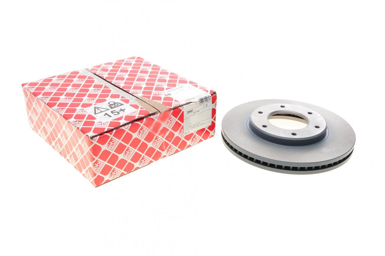 Диск гальмівний передній Toyota Hiace 89-12 (285x28) (Febi Bilstein) 29981, фото 1