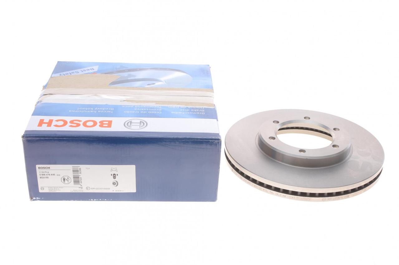 Диск гальмівний передній Toyota Hiace 95-12 (285x28) (Bosch) 0 986 479 A95, фото 1