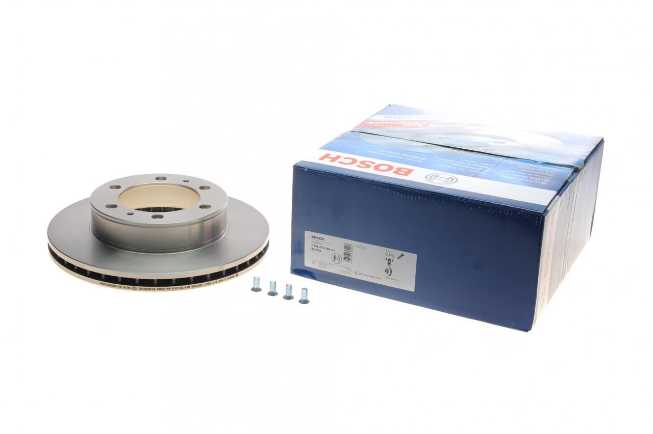 Диск гальмівний передній Toyota Hilux VII 05-15 (297.2x25) (Bosch) 0 986 479 A96, фото 1