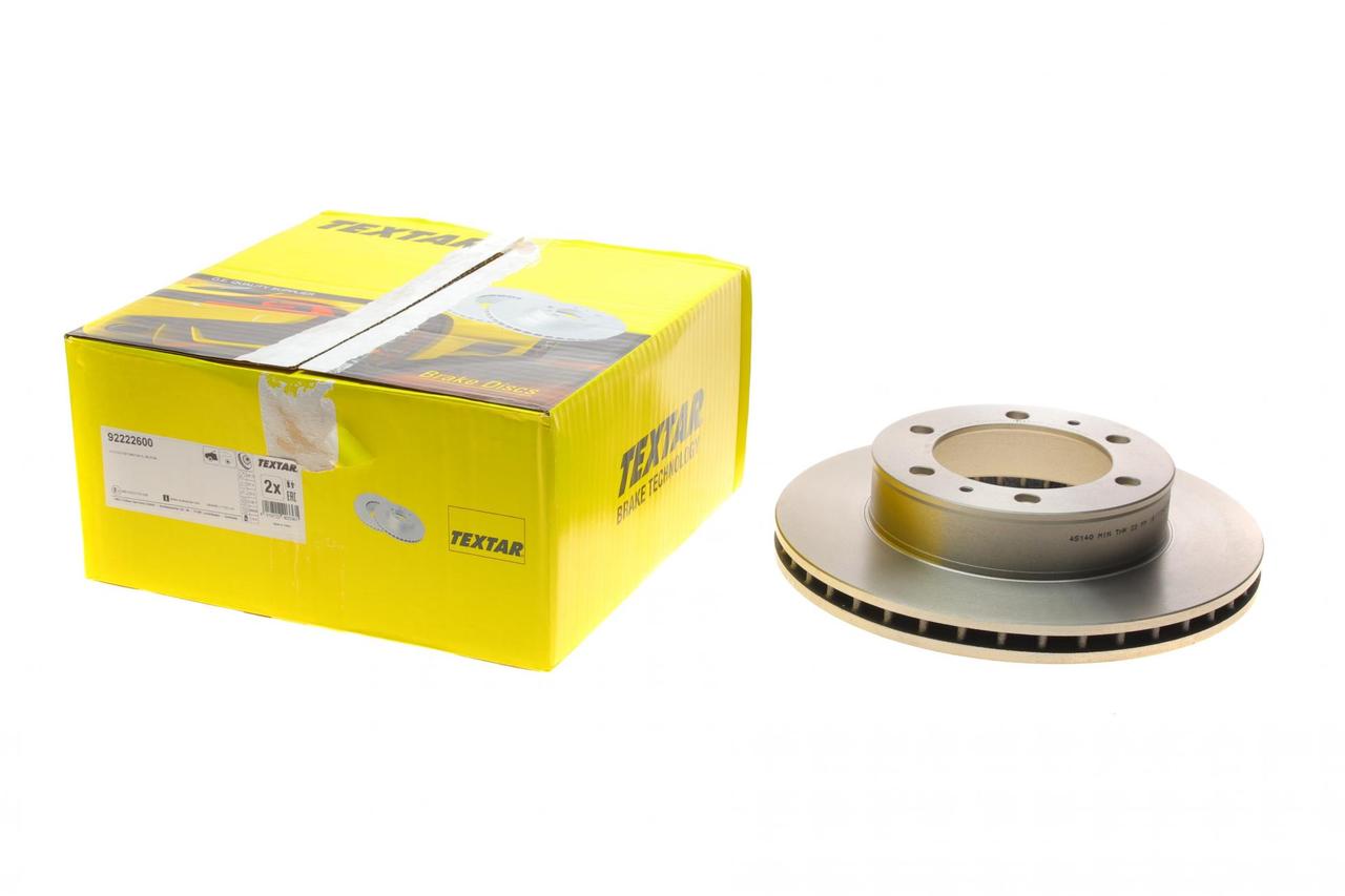 Диск гальмівний передній Toyota Hilux VII 05-15 (297x25) (Textar) 92222600, фото 1