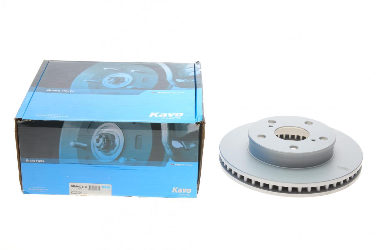 Диск гальмівний передній Toyota Hilux VII 2.5 D 05-15 (257x28) (Kavo Parts) BR-9476-C, фото 1