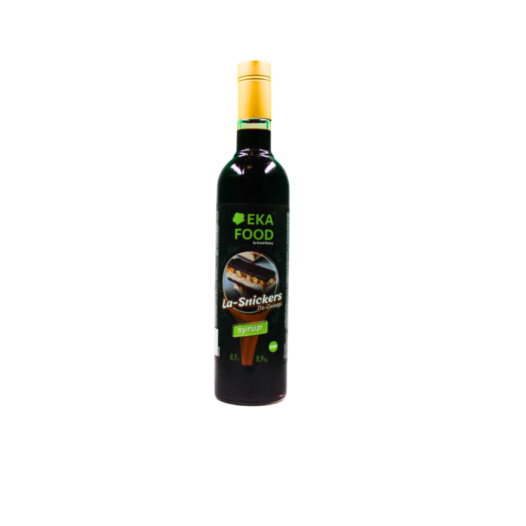 Сироп коктейльний EkaFood by Grand Horeca La-Snickers "Ла-Снікерс" #89 700мл 0,9кг СКЛО