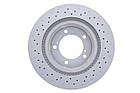 Диск гальмівний передній Toyota Land Cruiser 200/Lexus LX 07- (340х32) (з покриттям) (з отвором) (вент), фото 3