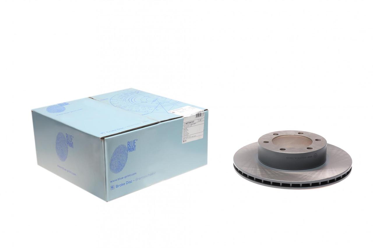 Диск гальмівний передній Toyota Land Cruiser 95-03 (318x22.5) (Blue Print) ADT343107, фото 1
