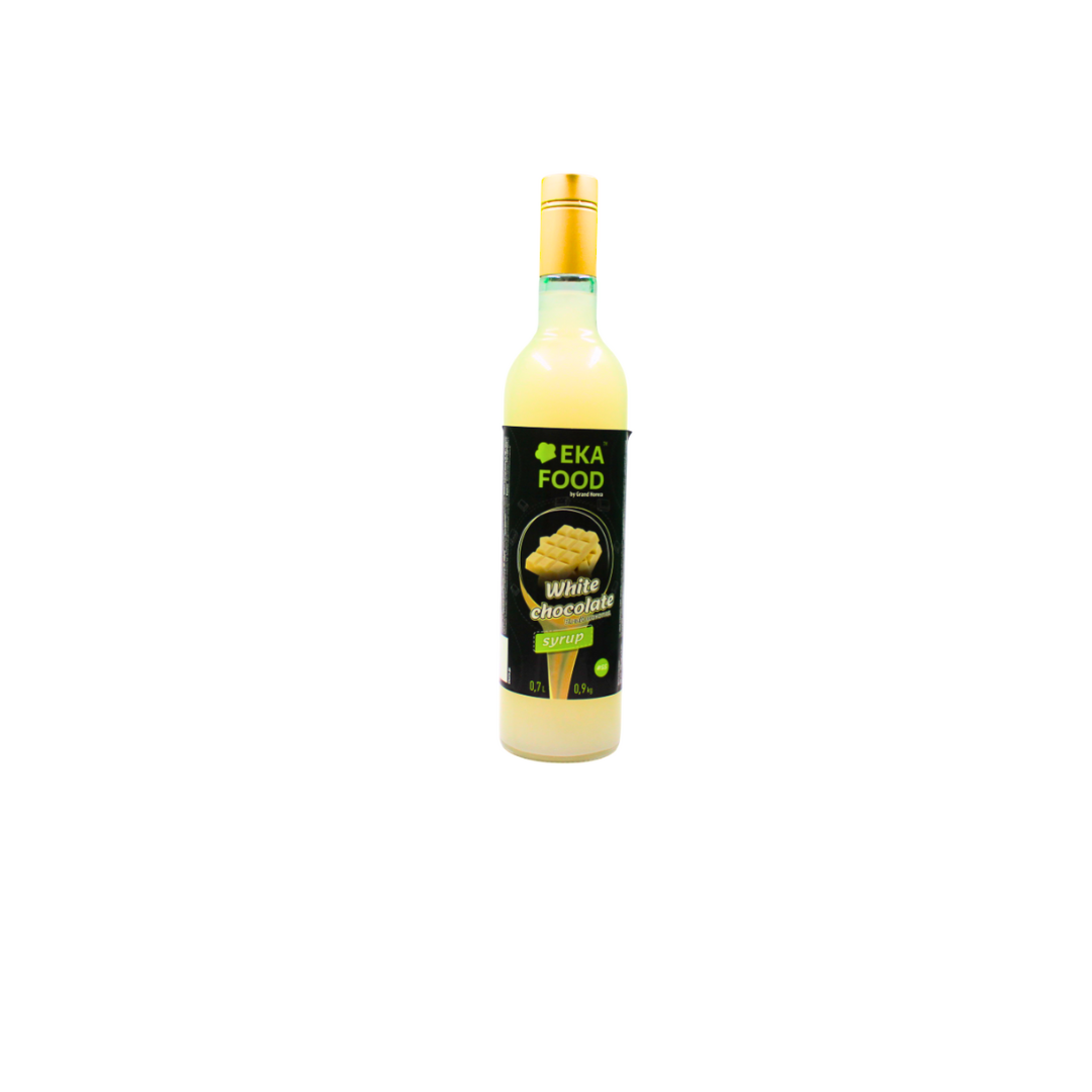 Сироп коктейльний EkaFood by Grand Horeca White chocolate "Білий шоколад" #55 700мл 0,9кг СКЛО