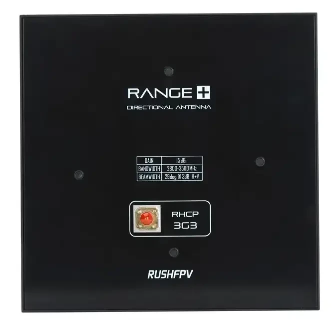 Відеоприймач RushFPV VRX 3.3GHz + Патч Антена 15dBi для FPV With DVR Version