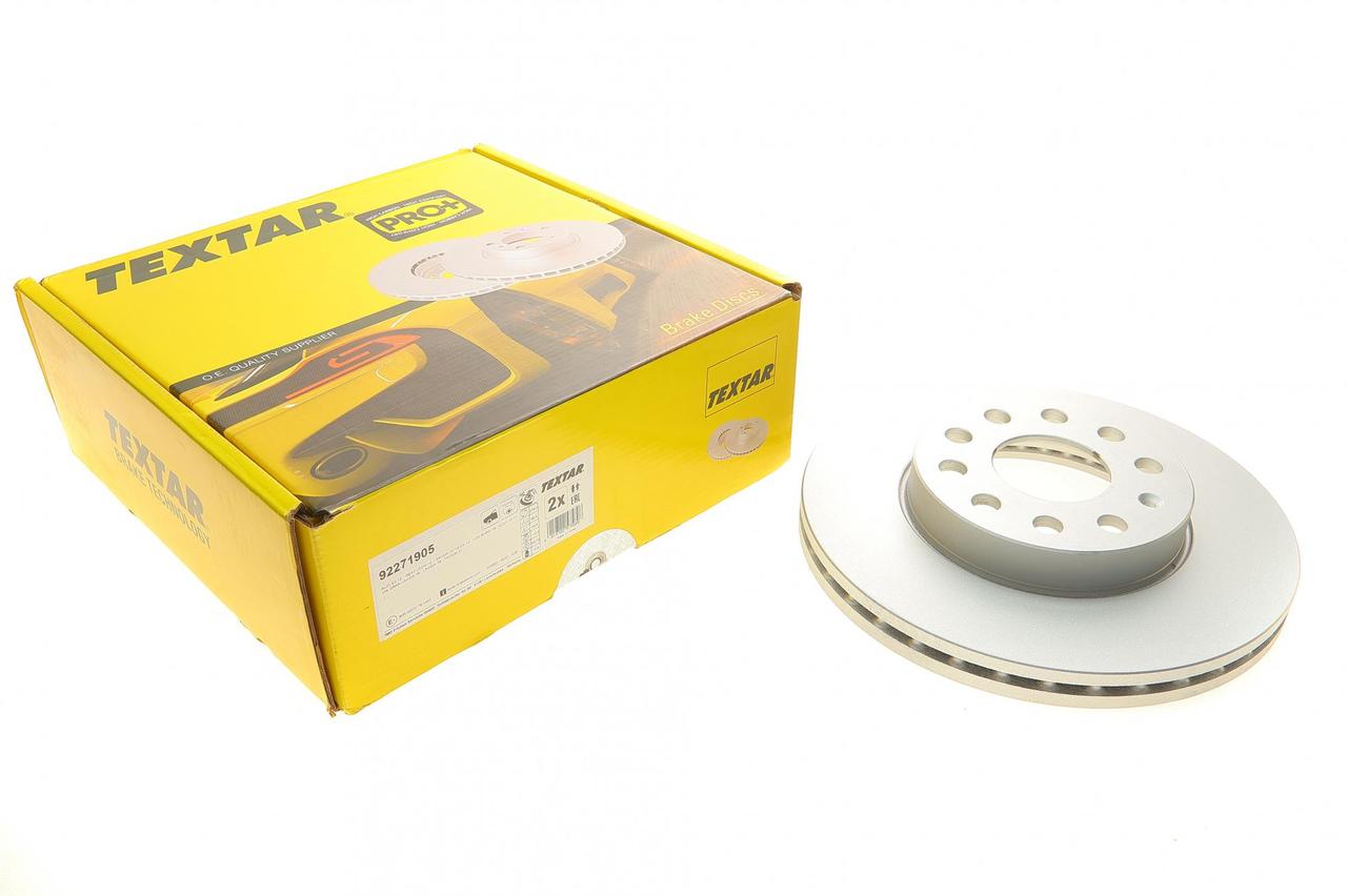 Диск гальмівний передній VW Golf VII 12- (276x24) PRO+ (Textar) 92271905, фото 1