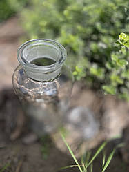 Бутиль 30 мл для реактивів світле скло широке горло