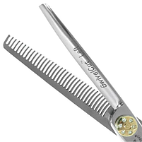 Прямі ножиці в чохлі для лівші Olivia Garden Swivelcut European Style 6,35" (SH-SW1PC-TL63E-BLP), фото 6