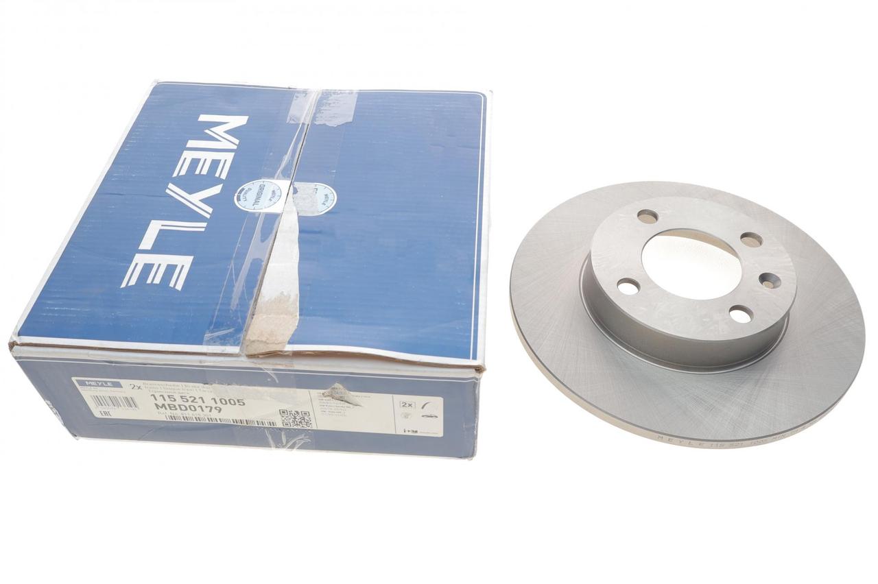 Диск гальмівний передній VW Passat/Polo -94 (239x10) (Meyle) 115 521005, фото 1