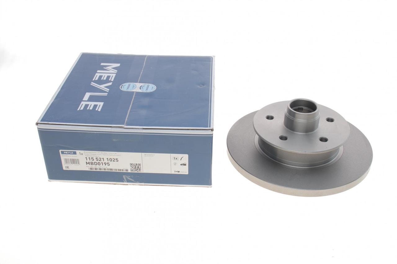Диск гальмівний передній VW T3 79-92 (258x16) (Meyle) 115 521 1025, фото 1
