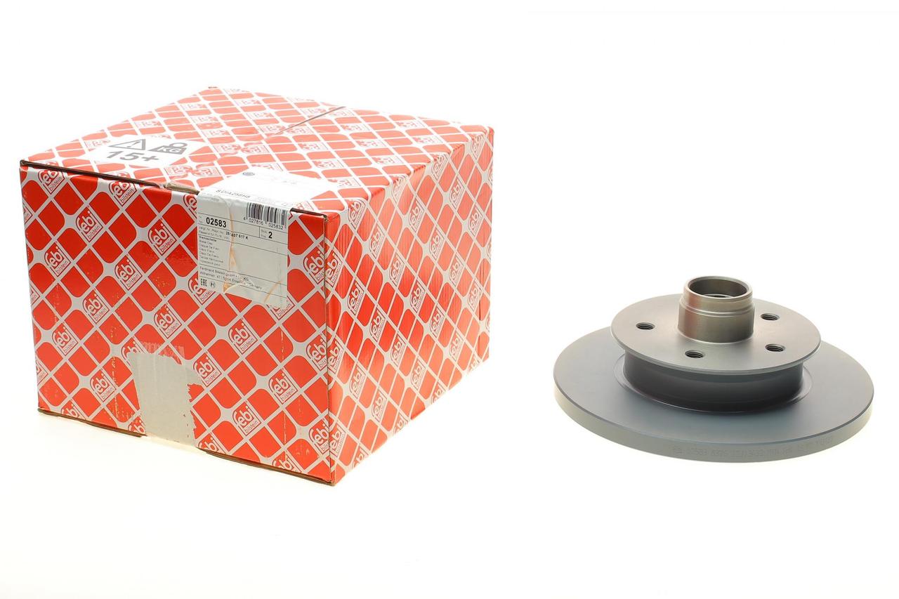 Диск гальмівний передній VW T3 79-92 (258x16) (Febi Bilstein) 02583, фото 1