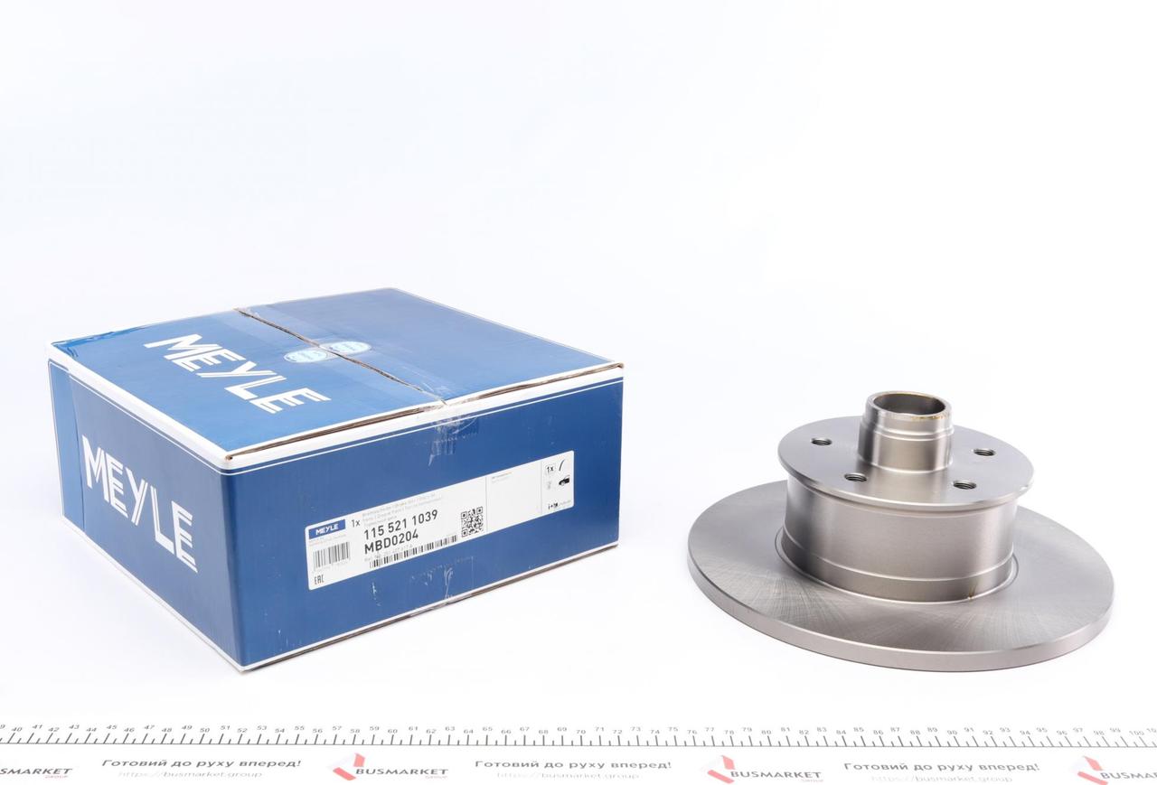 Диск гальмівний передній VW T3 79-92 (278x13) (Meyle) 115 521 1039, фото 1